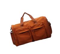 Zkydhbd 2. Sac à bandoulière portable pour femme - Grande capacité - Résistant à l'eau - Pour un usage quotidien et des aventures en plein air - Sac de voyage multifonction, marron, One Size