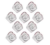 Zkydhbd 2. Touches en polycarbonate conçues en forme de cœur avec clips de couleur anti-rayures et personnalisables pour une utilisation à long terme