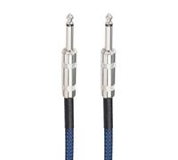 Zkydhbd 3. Câble de guitare ultra dense 22 AWG, prises de 6,35 mm, design anti-enchevêtrement, blindage double couche pour câble d'instrument mâle à mâle 200/400 cm