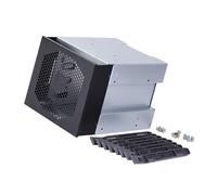 Zkydhbd 4 baies 3,5 pouces Cage de disque dur de bureau Boîtier d'ordinateur de bureau Position disque dur rotatif Support de stockage Expand
