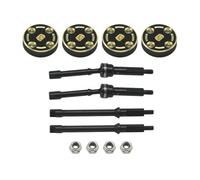 Zkydhbd Arbre d'entraînement Skid Link Wheel Part for SCX30 Remote Control Car Enthusiasts Enhanced Power Efficiency Carbon Steel Central Drive Shaft Upgrade