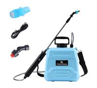 Zkydhbd Arroseur électrique amélioré à piles 5 L/8 L avec poignée rechargeable et sangle d'épaule rétractable