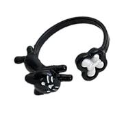 Zkydhbd Bagues réglables en forme d'animal à la mode - Jolis bijoux de dessins animés pour chats et chiens - Cadeaux spéciaux pour elle et lui - Tenues élégantes en alliage - Bijoux pour chats et