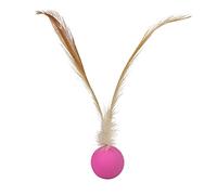 Zkydhbd Balle en caoutchouc pour chien - Balle rebondissante en caoutchouc - 2,5 cm - Jouet interactif à mâcher pour l'ennui