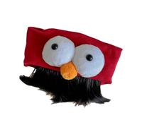 Zkydhbd Bandeau amusant pour filles - Gros yeux - Accessoire de cosplay de Noël - Avec frange - Perruque pour bébé