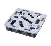 Zkydhbd Boîte de défi pour chats avec clochettes et balle en feutre pour l'ennui des chatons, divertissement, stimulation mentale