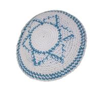 Zkydhbd Bonnet de mort respirant pour synagogue et festivals - Facile d'entretien - Polyester - Convient pour différents âges - Confortable et respirant, C, Taille unique