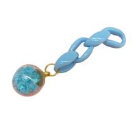 Zkydhbd Boule de verre colorée en résine pour améliorer l'esthétique de vos journaux et carnets. Texture en résine pour décoration à suspendre dans un sac