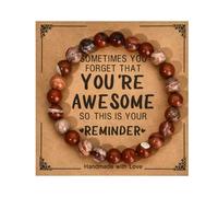 Zkydhbd Bracelet élégant hypoallergénique à boucle unique avec carte de message incluse, bracelet élégant, idéal pour les peaux sensibles, accessoire de bijoux modernes avec carte de vœux, taille