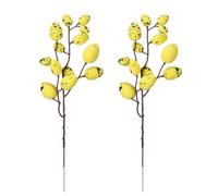 Zkydhbd Brochettes de fleurs de Pâques colorées pour centre de table, œufs de Pâques artificiels, bouquet de fleurs, bel ajout pour les décorations de vacances, le bureau