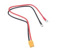 Zkydhbd Câble à joint torique femelle XT90 à courant élevé 45 A 10 AWG isolé en silicone pour systèmes solaires automobile Jump Start femelle vers câble terminal O