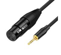 Zkydhbd Câble audio stéréo équilibré 3,5 mm vers 3 broches pour une meilleure durabilité des performances en direct