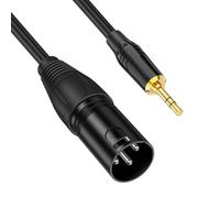 Zkydhbd Câble audio stéréo équilibré 3,5 mm vers 3 broches pour une meilleure durabilité des performances en direct