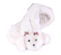 Zkydhbd Cache-cou d'hiver pour femme - Écharpe élégante pour temps froid - Écharpe épaisse coupe-vent douce en vrac, Blanc laiteux, Taille unique