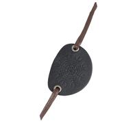 Zkydhbd Cache-œil médiéval en relief pour homme - Halloween - Jeu de rôle - Couverture vintage en cuir - Accessoires de cosplay médiévaux - Sangle en relief pour costumes, Attache noire en relief