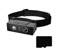 Zkydhbd Caméra frontale 1080p avec capteurs CMOS, caméras d'action LED pour cyclisme en plein air et course de nuit