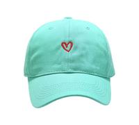 Zkydhbd Casquette de baseball respirante avec motif cœur d'amour et fermeture réglable - Casquette de sport confortable pour femme - Pour tous les jours, a, Taille unique