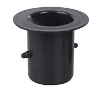Zkydhbd Chaîne de pluie adaptateur de gouttière finition noire avec crochet de montage pour une suspension sûre et une gestion de l'eau solution de drainage de toit