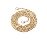 Zkydhbd Chaîne de rechange pour sac à main - Poignée d'épaule - Sac à main en métal de 120 cm - Sangle de sac à main Chian - Poignée de sac à main - Cadre en métal - Fermoir en demi-cercle rétro, a