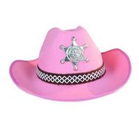 Zkydhbd Chapeau de cowboy pour enterrement de vie de jeune fille Disco Cowboy Disco Casquette Acteur Actrice Boîte de nuit Western Cowgirl Chapeau Adolescents