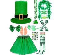 Zkydhbd Chapeau panama leprechaun couvre-chef jupe pour femme homme accessoires photo western pour homme femme unisexe porter chapeau Fedoras chapeaux pour femmes, hommes et enfants, a, Taille unique