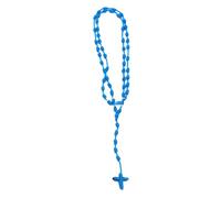 Zkydhbd Chapelet avec pendentif noué fait à la main - Fil de coton - Accessoire religieux pour un usage quotidien, as show, fil de coton