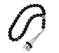 Zkydhbd Chapelet de prière Tasbih avec 33 perles décoratives tendance et décoratives pour religion, bijoux de fête, bracelets de prière en cristal pour femmes et hommes Tasbih, taille unique, Comme