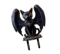 Zkydhbd Charm Moggie Panneau d'adresse pour jardin paysager combine une signalisation fonctionnelle avec une décoration ludique et esthétique noire