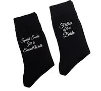 Zkydhbd Chaussettes de jour de mariage pour père de la mariée - Noires - Célébrations et fêtes spéciales, a, Taille unique