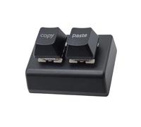 Zkydhbd Clavier de jeu mécanique USB avec 2 touches personnalisables rétroéclairées clavier clavier clavier programmables à chaud clavier mécanique