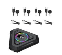 Zkydhbd Clickers automatiques pour smartphone écran de téléphone vitesse appareil physique tapper appareil pour jeu en direct diffusations écran tapper automatique pour smartphone