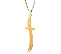 Zkydhbd Collier avec pendentif amulette coran ras du cou chaîne clavicule accessoire élégant pour un usage quotidien pendentif à la mode, taille unique, Comme décrit, Comme décrit.