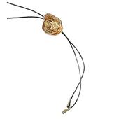 Zkydhbd Collier avec pendentif camélias réglable symbolisant l'élégance et la noblesse avec des motifs à tirer pour un style polyvalent, as show, Métal