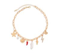 Zkydhbd Collier avec pendentif en forme d'étoile de mer inspiré de la marine - Bijou élégant pour femme, as show, Métal
