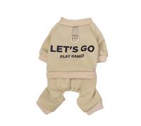 Zkydhbd Combinaison thermique pour chien avec poignets élastiques, facile à nettoyer, en polyester, vêtement d'hiver pour grandes races actives et flexibles à quatre pattes