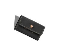 Zkydhbd Compacts Sac de médiator de guitare en cuir PU avec petit pendentif pour les voyages et une utilisation quotidienne, Noir