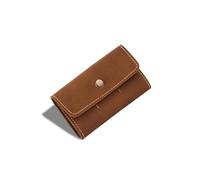 Zkydhbd Compacts Sac de médiator de guitare en cuir PU avec petit pendentif pour les voyages et une utilisation quotidienne, marron