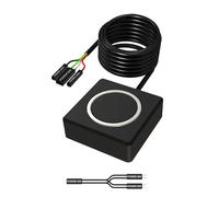 Zkydhbd Cordon d'extension de bouton d'alimentation pour ordinateur avec compatibilité universelle pour les configurations de bureau à domicile et de bureau, pas d'outils nécessitant plusieurs marques