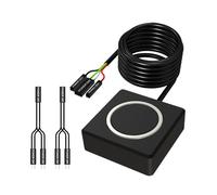 Zkydhbd Cordon d'extension de bouton d'alimentation pour ordinateur avec compatibilité universelle pour les configurations de bureau à domicile et de bureau, pas d'outils nécessitant plusieurs marques