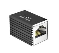 Zkydhbd Coupleur RJ45 blindé Cat7 10 Gbps Ethernet Connecteur haute vitesse pour bureau/centres de données et coupleur Ethernet stable