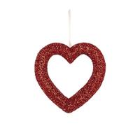 Zkydhbd Couronne en forme de cœur à suspendre - Ajoute une touche de romantisme à la Saint-Valentin ou à un festival