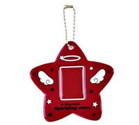 Zkydhbd Creative Star Couvertures de cartes en PVC pour collectionneurs Pochette de décoration unique Porte-cartes photo organisé, Rouge, One Size