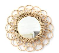 Zkydhbd Décoration murale en rotin naturel innovant