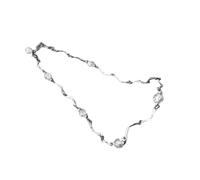 Zkydhbd Élégant collier de perles flocon de neige pour femme bijoux tendance en alliage pour un usage quotidien et des occasions spéciales, as show, Métal