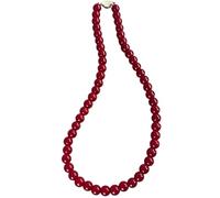 Zkydhbd Élégant collier de perles vintage délicat en verre - Chaîne de cou portable pour embellir n'importe quelle tenue, as show, perles de verre