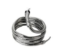 Zkydhbd Élégant collier serpent enveloppant portable pour femme à la recherche de bijoux uniques pour les fêtes et les célébrations, as show, Métal