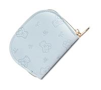 Zkydhbd Élégant sac à main en cuir synthétique organisé pour cartes, pièces de monnaie et espèces, léger et pratique, étui de rangement pour transporter tous les jours, joli petit portefeuille pour un