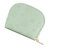 Zkydhbd Élégant sac à main en cuir synthétique organisé pour cartes, pièces de monnaie et espèces, léger et pratique, étui de rangement pour transporter tous les jours, joli petit portefeuille pour un