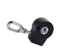 Zkydhbd Engrenage d'entraînement complet en aluminium pour auvent de jardin, manivelle de jardin, pièce de pluie, appartement, utilisation facile