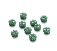 Zkydhbd Étiquettes multicolores pour la fabrication de bijoux du Nouvel An, pampilles, trèfles à quatre feuilles, pendentifs pour boucles d'oreilles, porte-clés, trèfles à quatre feuilles, taille